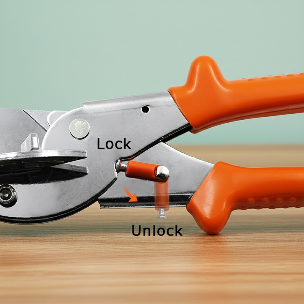 Denlio® Adjustable Miter Shears – Versatile Precision Tool for Moulding, Trim, and Home Repair Projects (45°–135°)