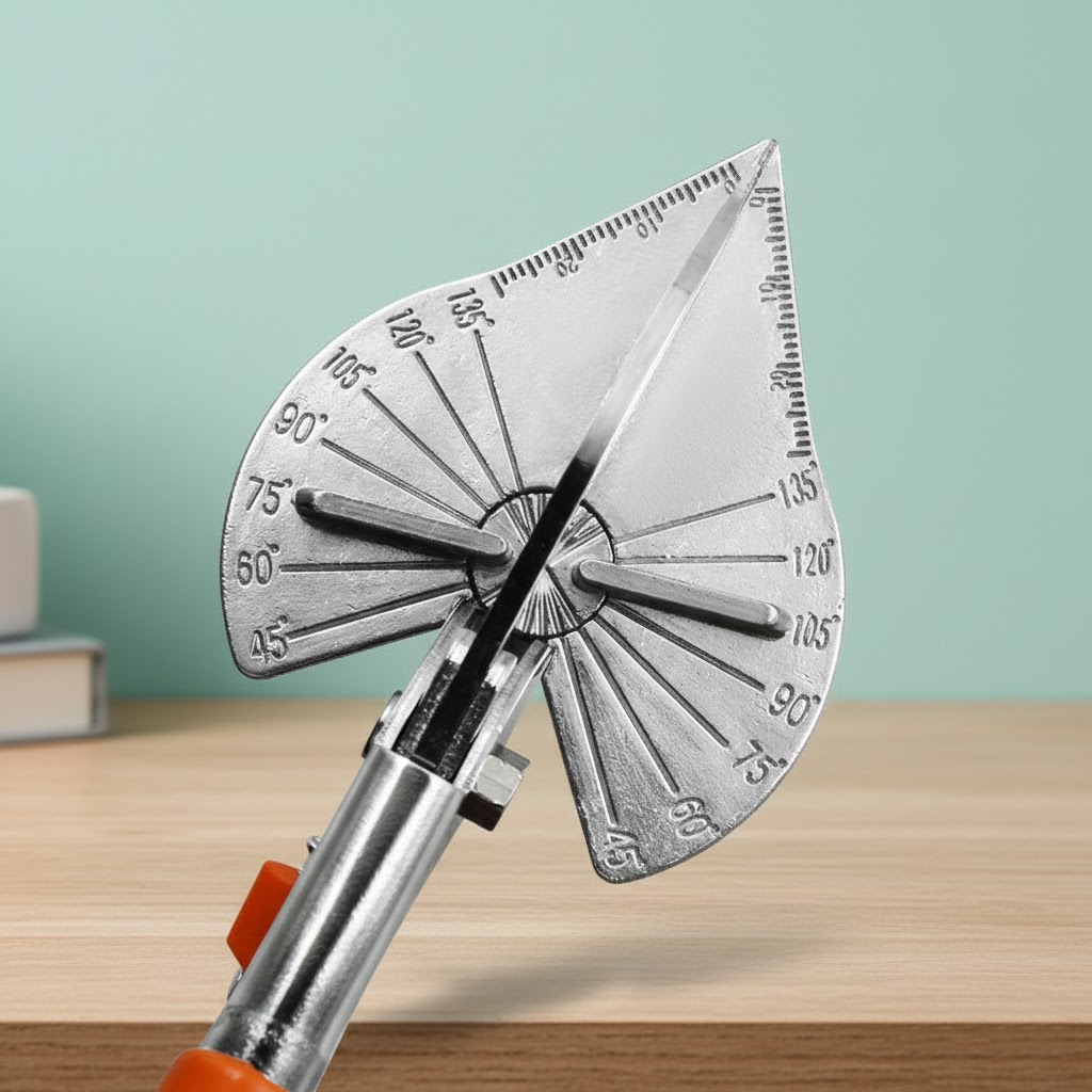 Denlio® Adjustable Miter Shears – Versatile Precision Tool for Moulding, Trim, and Home Repair Projects (45°–135°)