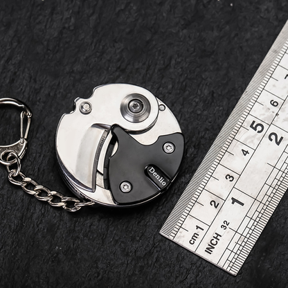 Denlio® Compact Folding Multitool Keychain Tool with Screwdriver Set – Mini Utility Cutter for Home Repair & Daily Maintenance